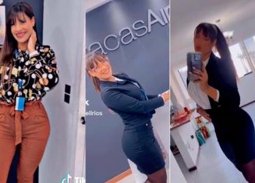 VIDEO | Así imparte clases esta hermosa maestra de azafatas VIDEO | Así imparte clases esta hermosa maestra de azafatas