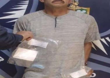 Detienen a hombre con crystal por fuera de Seguridad P&uacute;blica en Cajeme
