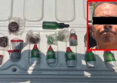 Detienen a hombre por vender dulces con mariguana Detienen a hombre por vender dulces con mariguana