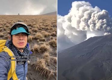VIDEO ¦ Hombre ignora riesgos del volcán y se sube al Popocátepetl VIDEO ¦ Hombre ignora riesgos del volcán y se sube al Popocátepetl