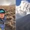VIDEO ¦ Hombre ignora riesgos del volcán y se sube al Popocátepetl