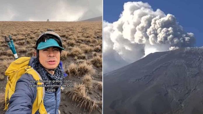 VIDEO ¦ Hombre ignora riesgos del volcán y se sube al Popocátepetl VIDEO ¦ Hombre ignora riesgos del volcán y se sube al Popocátepetl