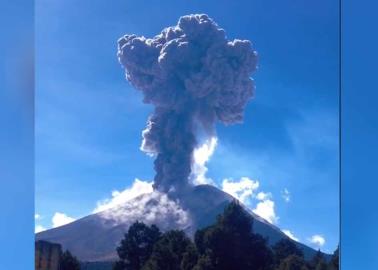 Así interpretó la IA una imagen del Popocatépetl