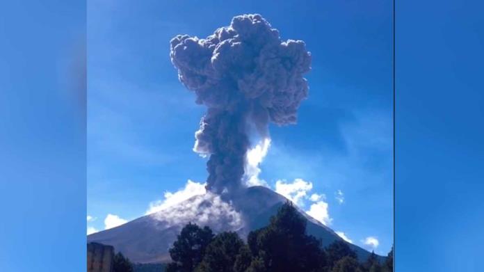 Así interpretó la IA una imagen del Popocatépetl Así interpretó la IA una imagen del Popocatépetl