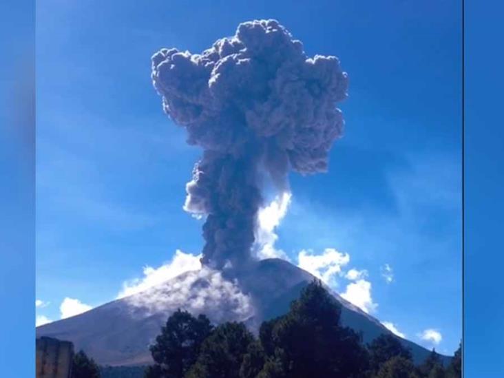 Así interpretó la IA una imagen del Popocatépetl Así interpretó la IA una imagen del Popocatépetl