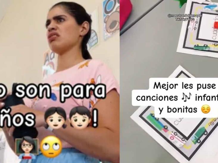 VIDEO | Maestra de kínder se niega a poner canciones de Peso Pluma a sus alumnos VIDEO | Maestra de kínder se niega a poner canciones de Peso Pluma a sus alumnos