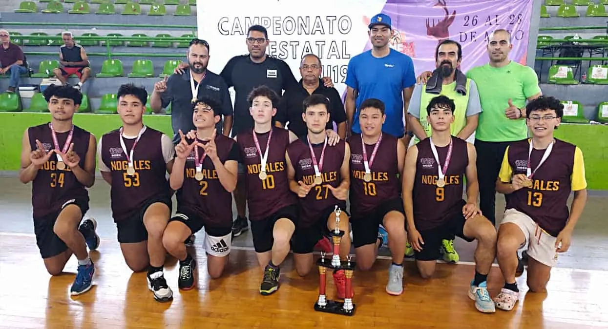 BASQUETBOL. Nogales Guinda se alza con el título del Torneo Estatal Ademeba U19