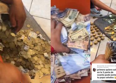 VIDEO | Ahorro impresionante: rompe cochinito tras ahorrar dos años y sorprende la cantidad que juntó VIDEO | Ahorro impresionante: rompe cochinito tras ahorrar dos años y sorprende la cantidad que juntó