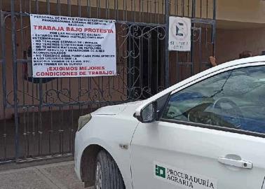 Sindicato abandona a empleados inconformes con la Procuraduría Agraria