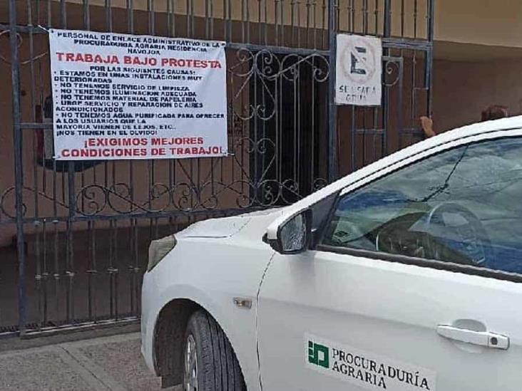 Sindicato abandona a empleados inconformes con la Procuraduría Agraria Sindicato abandona a empleados inconformes con la Procuraduría Agraria