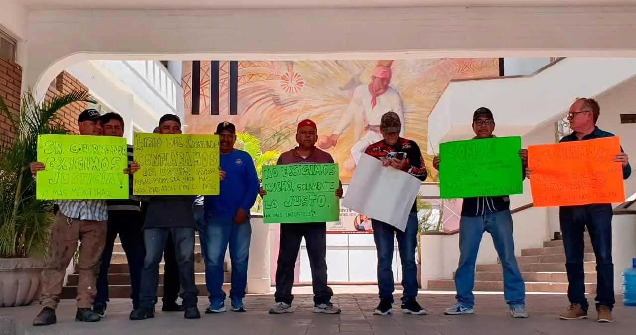 Navojoa: Exigen trabajadores liquidación completa