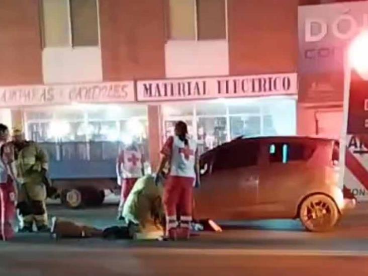 Lo atropellan en pleno Centro de Ciudad Obregón Lo atropellan en pleno Centro de Ciudad Obregón