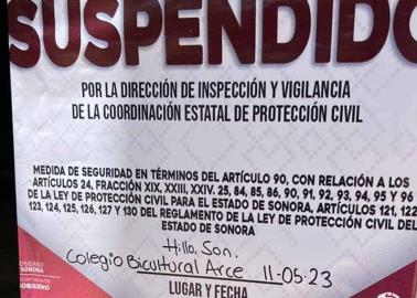 Protección Civil Sonora suspende 10 guarderías y preescolares