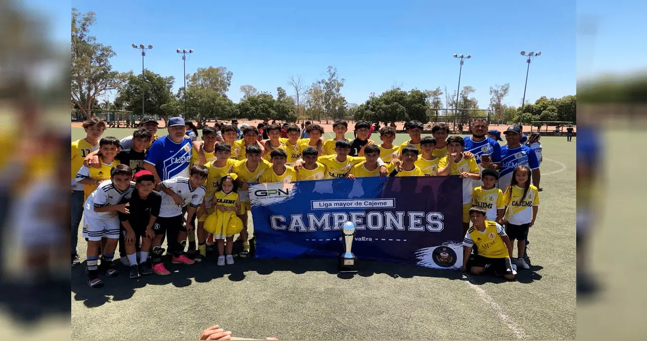 Cajeme campeón estatal de fútbol categoría sub 15