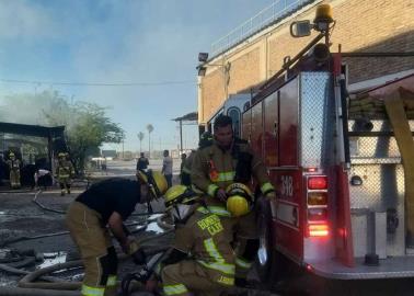 Se incendia carbonera en Ciudad Obregón