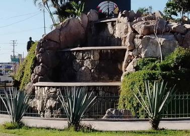 VIDEO | aparecen pichones muertos dentro de la fuente de la entrada sur de Ciudad Obregón