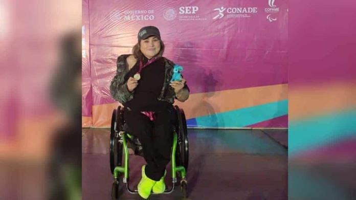 Atleta cajemese del deporte adaptado es seleccionada para ir al Mundial de París 2023