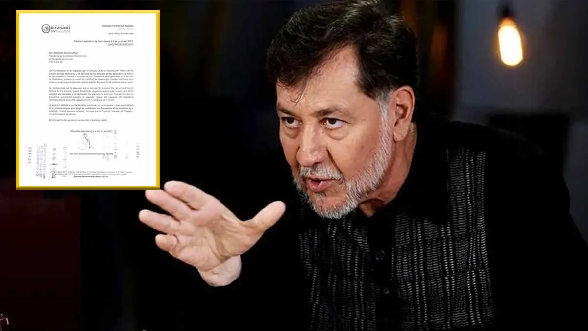 Fernández Noroña pide licencia; buscará precandidatura a la Presidencia de México