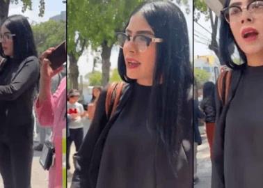 VIDEO | Presunta trabajadora de la Fiscalía de la CDMX agrede a familiares de Lesly, joven asesinada por su ex