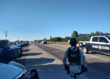 Balacera en Potam; se registran largas filas sobre la carretera internacional