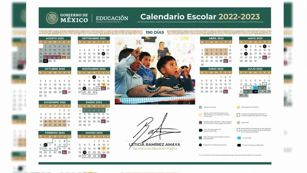 SEP hace modificaciones en el calendario escolar para esta semana