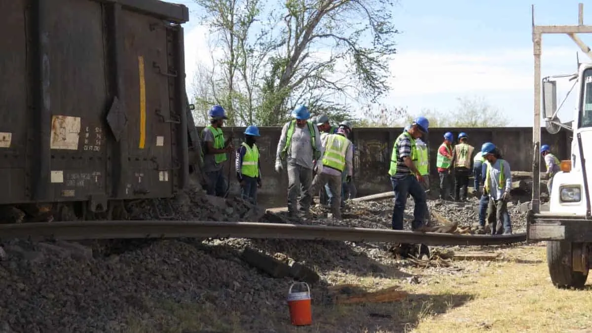 Descarrila tren al norte de Ciudad Obregón