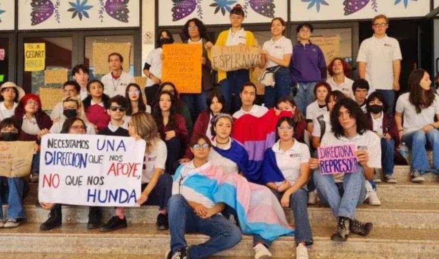 Estudiantes del Cedart de Hermosillo exigen destitución de la directora