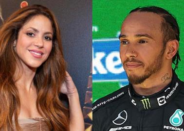 Shakira y Lewis Hamilton: Ya se besan en público