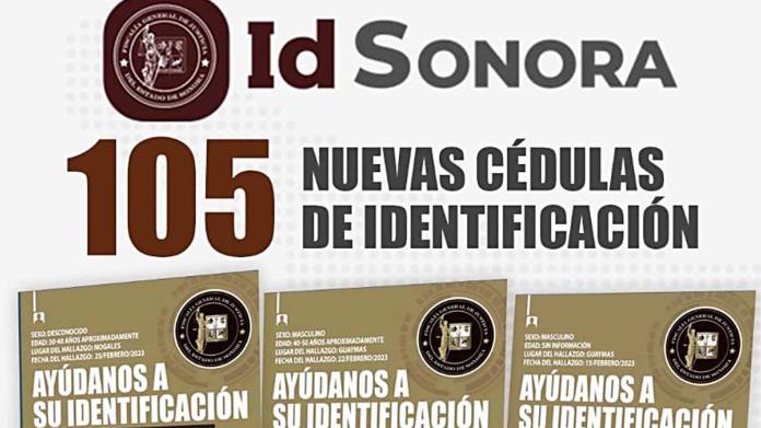 FGJE pone a disposición 105 cédulas de identificación forense FGJE pone a disposición 105 cédulas de identificación forense