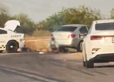 VIDEO | Cafre del volante arrolla un elemento de la Guardia Nacional