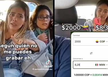 VIDEO |Mexicanas arman pleito con taxista en Colombia, ¡por 8 pesos!