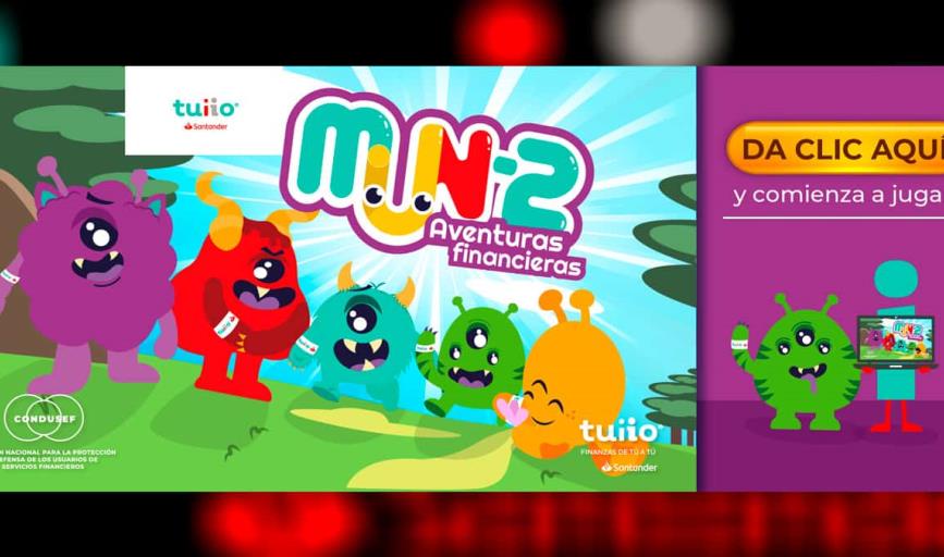 Santander México y Condusef presentan el videojuego para niños con el que aprenderán finanzas de manera divertida