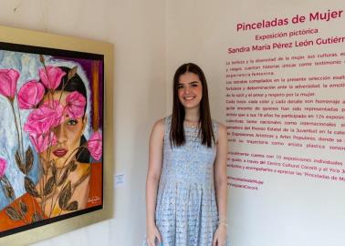 Expone Sandra Pérez León "Pinceladas de mujer"