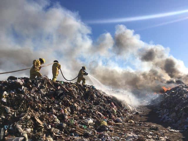 Sur de Sonora: Continúa la quema de basura a cielo abierto; urge relleno regional: activista