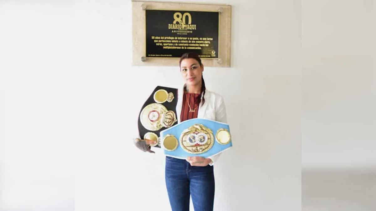 Alejandra "Rockera" Guzmán, orgullo del boxeo cajemense
