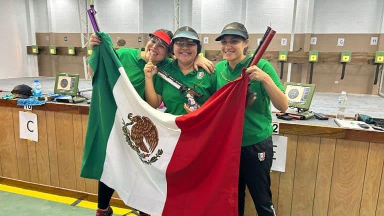 México hace historia en tiro de pistola de aire; consigue tres preseas México hace historia en tiro de pistola de aire; consigue tres preseas