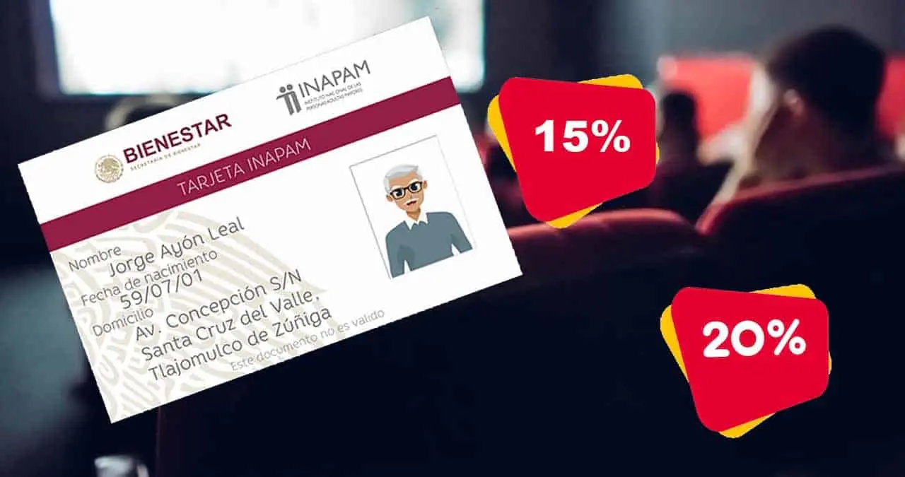 INAPAM: Conoce los descuentos para adultos mayores  en Cinépolis y Cinemex