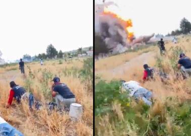 VIDEO | Momento exacto de la explosión del polvorín en Tultepec, Estado de México