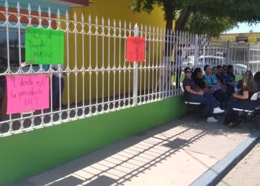 ¡Sin motivo aparente! Despiden a trabajadores de Navojoa; se manifiestan en DIF de manera pacífica