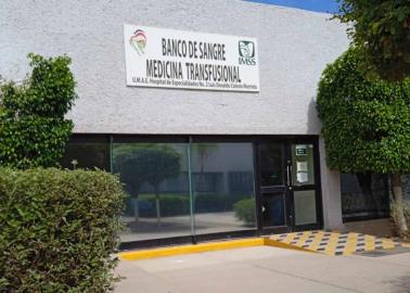 En Cajeme, falla sistema en el Banco de Sangre del IMSS