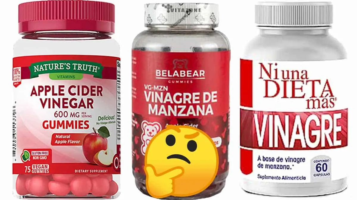 Gomitas de vinagre de manzana, ¿de verdad sirven para bajar de peso?