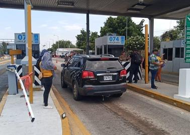 Toma de casetas en Sonora. Acusan a Capufe de tapar brecha por la cual vehículos sacaban la vuelta a la caseta de La Jaula