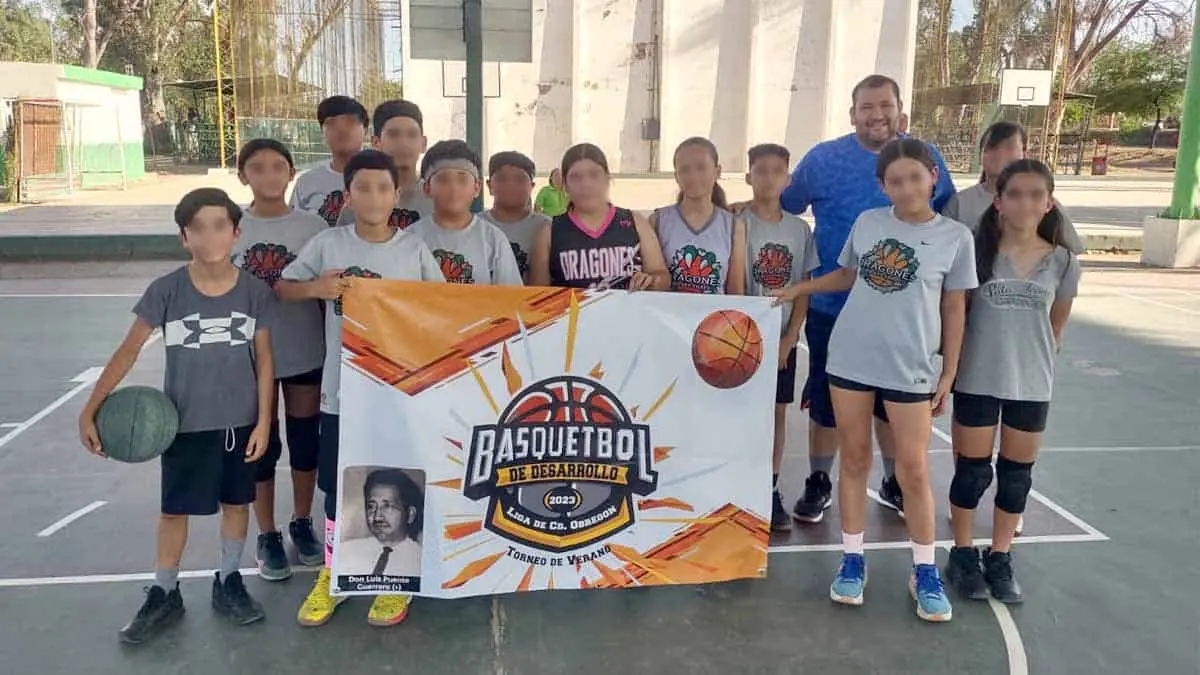 Arranca el Torneo de Basquetbol Infantil en Ciudad Obregón