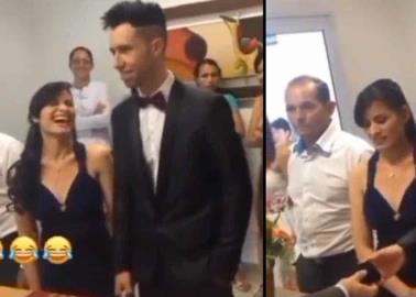 VIDEO | Boda civil es cancelada por una broma de la novia VIDEO | Boda civil es cancelada por una broma de la novia