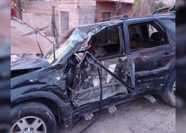 "Rafaguean" camioneta en La Atravesada, en Empalme