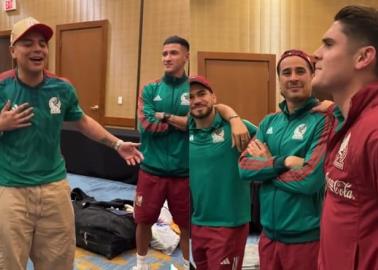 En plena concentración, Selección Mexicana recibe a Grupo Firme