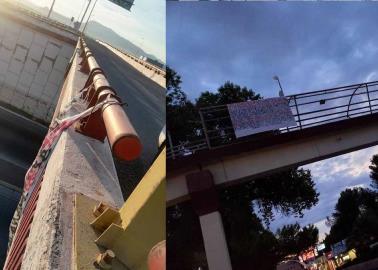 Sonora. Colocan mantas en distintos puntos del Estado