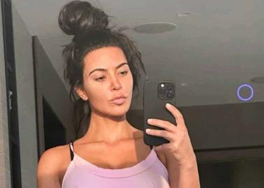 Kim Kardashian comparte foto en Instagram y aparece fantasma en ella