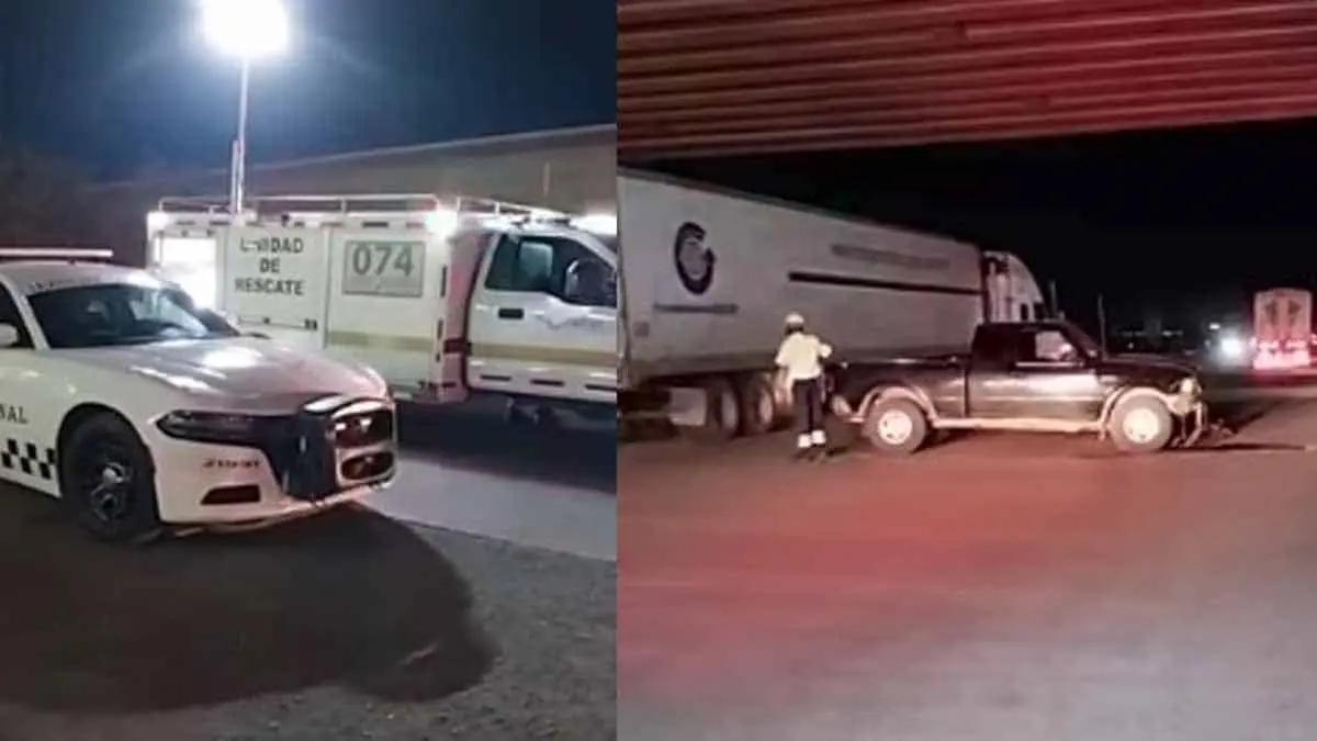 Cajeme. Aparatoso accidente en la carretera Internacional
