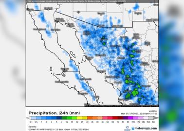 Sonora. Condiciones de lluvias prevalecerán en casi todo el territorio así como las altas temperaturas